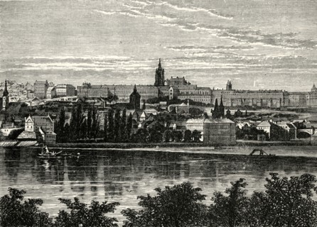 'Palace of the Bohemian Kings and Cathedral of Hradschin, Prague'
