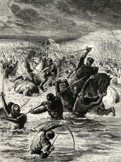 'The English Passing The Somme',-1346