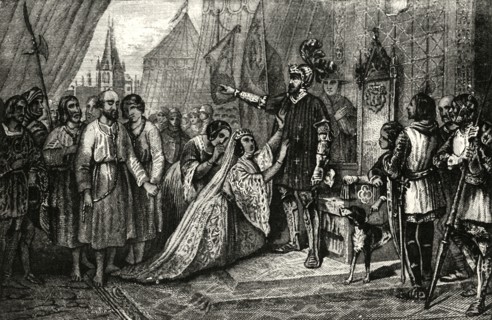 'Queen Phillippa Interceding for the Citizens of Calais',-1347