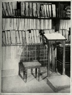 'The Chained Library of the Minister Church at Wimborne, in Dorset'