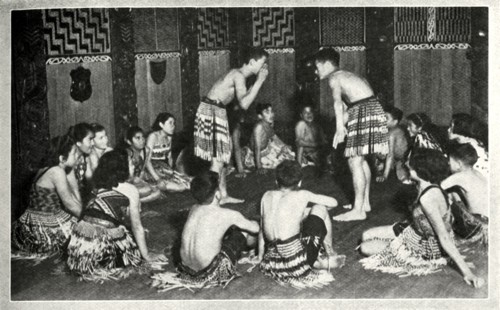 'These Maori children at the Native School, Whakarewarewa