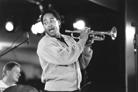 Jon Faddis, American jazz trumpeter, North Sea Jazz Festival, The Hague, Holland, c1991. Creator: Brian Foskett.