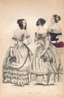 'Ball Dresses', 19th century. Creator: Unknown.