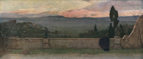 'Val D'Arno: Evening', c1901, (c1930).  Creator: Matthew Ridley Corbet.