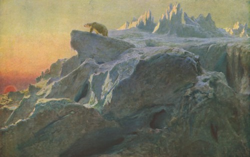 'Beyond Man's Footsteps', c1894, (c1930).  Creator: Briton Riviere.