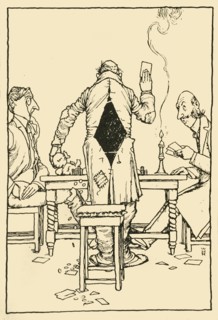 The Wininng Card on the ace of diamonds', 1910. Creator: W Heath Robinson.