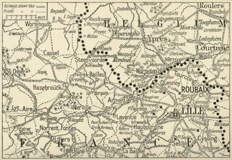 'The Theatre of War in Flanders', 1914, (c1920).  Creator: Unknown.