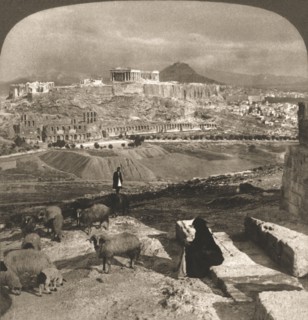 'The Acropolis, Athens, Greece', 1902.  Creator: Works and Sun Sculpture Studios.