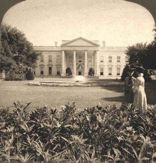 'The White House, Washington D.C', 1908.   Creator: Works and Sun Sculpture Studios.