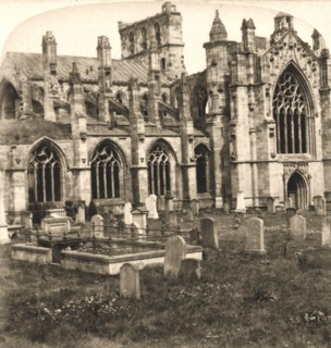 'Melrose Abbey, Melrose, Scotland', 1896.  Creator: Works and Sun Sculpture Studios.