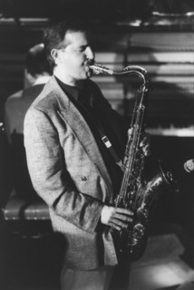 Scott Hamilton, Jazz Caravan, Exchange, Cambridge, 1991. Creator: Brian Foskett.