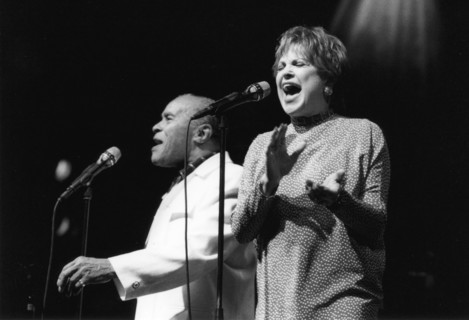 Jon Hendricks and Annie Ross, North Sea Jazz Festival, The Hague, Netherlands, 1999. Creator: Brian Foskett.