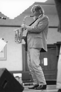 Bud Shank, UK tour, 1995. Creator: Brian Foskett.