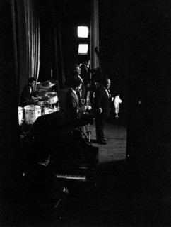 Louis Armstrong and All Stars on stage,  Finsbury Park Astoria, 1962. Creator: Brian Foskett.