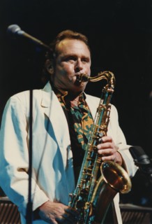 Stan Getz, North Sea Jazz Festival, The Hague, Holland, 1990. Creator: Brian Foskett.