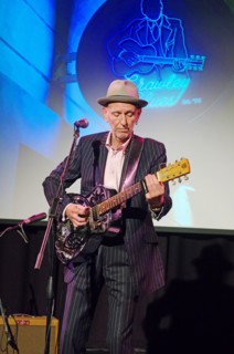 Mark Flanagan, Crawley Blues Club, Hawth, Crawley, West Sussex, 28 Sept 2019. Creator: Brian O'Connor.
