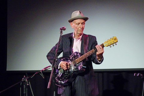 Mark Flanagan, Crawley Blues Club, Hawth, Crawley, West Sussex, 28 Sept 2019. Creator: Brian O'Connor.