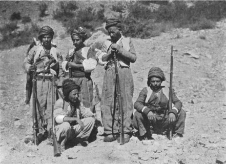 'Kurds of Shaykh Sadik's 'Army'', c1906-1913, (1915). Creator: Mark Sykes.