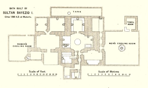 'Bath built by Sultan Bayezid I, circa 1390 A.D. at Mudurlu', c1915.  Creator: Stanford's Geographical Establishment.