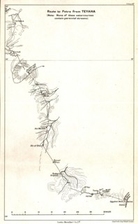 'Route to Petra from Teyaha', c1915. Creator: Stanford's Geographical Establishment.