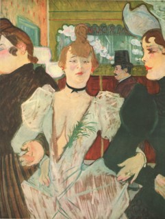 'La Goulue at the Moulin Rouge', 1892, (1952).  Creator: Henri de Toulouse-Lautrec.