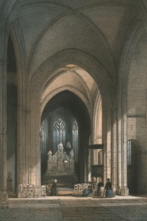 Chapel of Notre Dame of the Immaculate Conception, Nantes, France, late 19th century. Creator: A Mathieu.