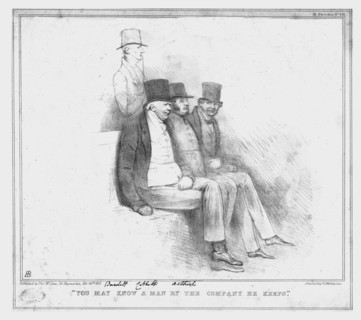 '"You May Know a Man by the Company He Keeps"', 1833.  Creator: John Doyle.