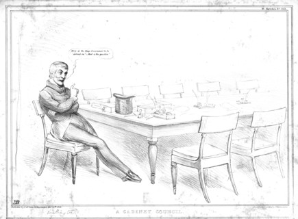 'A Cabinet Council', 1834. Creator: John Doyle.