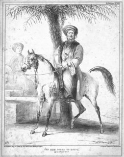 'The New Pasha of Egypt. Not by Horace Vernet', 1840. Creator: John Doyle.