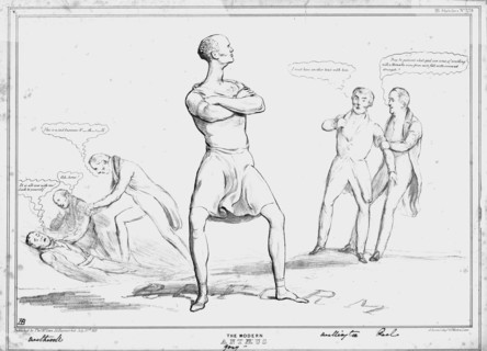 'The Modern Antaeus', 1833. Creator: John Doyle.