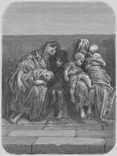 'Resting on the Bridge', 1872.  Creator: Gustave Doré.