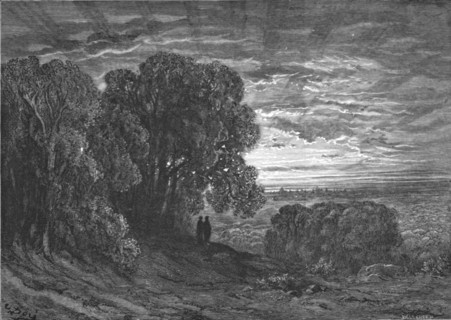 'The Two Pilgrims at Highgate', 1872.  Creator: Gustave Doré.