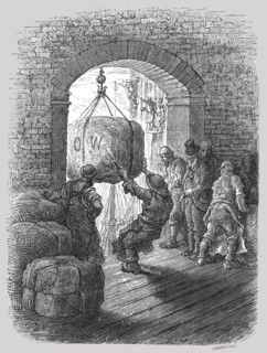 'Porters at Work', 1872.  Creator: Gustave Doré.