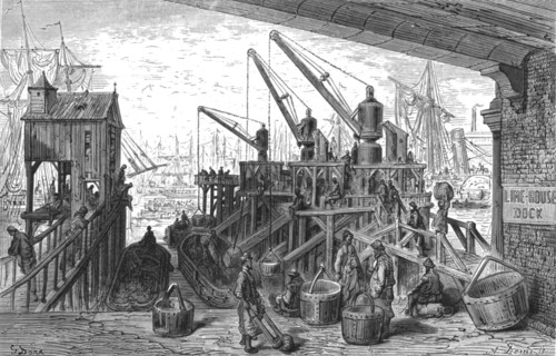 'Limehouse Dock', 1872.  Creator: Gustave Doré.