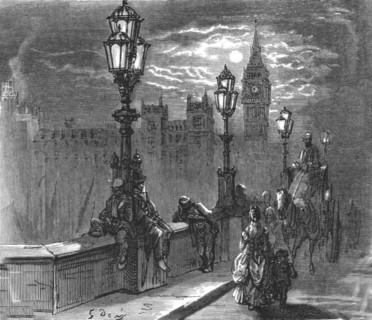 'Victoria Embankment', 1872.  Creator: Gustave Doré.