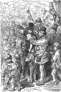 'Outside the Ring', 1872.  Creator: Gustave Doré.