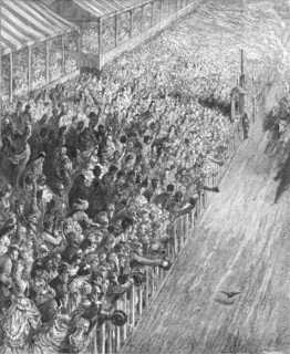 'Finish of the Race', 1872.  Creator: Gustave Doré.