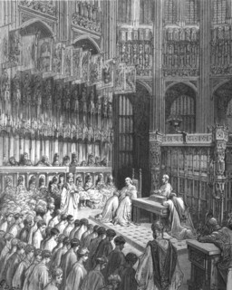 'Westminster Abbey - Confirmation of Westminster Boys', 1872.  Creator: Gustave Doré.