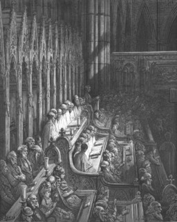 'Westminster Abbey - The Choir', 1872.  Creator: Gustave Doré.