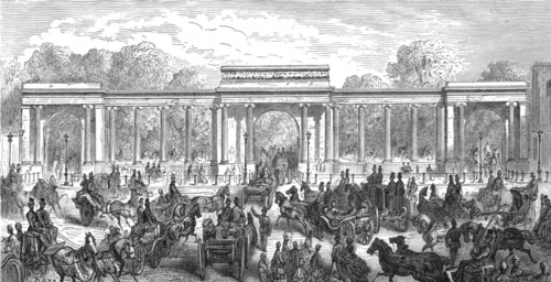'Hyde Park Corner - Piccadilly Entrance', 1872.  Creator: Gustave Doré.