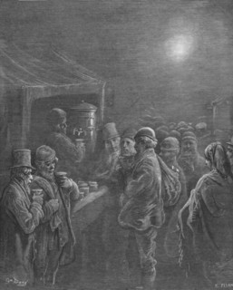 'Coffee Stall - Early Morning', 1872.  Creator: Gustave Doré.