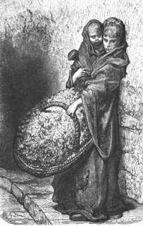 'A Flower Girl', 1872.  Creator: Gustave Doré.