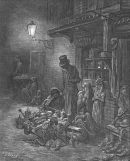 'Houndsditch', 1872.  Creator: Gustave Doré.