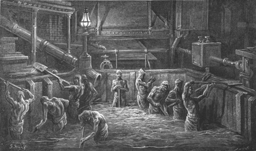 'Mixing the Malt', 1872.  Creator: Gustave Doré.
