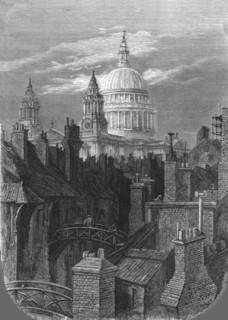 'St. Paul's from the Brewery Bridge', 1872.  Creator: Gustave Doré.