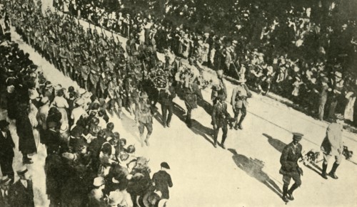 ANZAC troops in Marseilles, France, First World War, c1916, (c1920). Creator: Unknown.