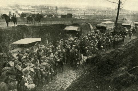 ANZAC soldiers on the Western Front in northern France, First World War, 1916, (c1920). Creator: Unknown.