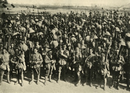 Australian soldiers on the Western Front, First World War, 1917, (c1920). Creator: Unknown.