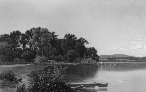 'Mouth of the Moodna, on the Hudson', 1874.  Creator: G. W. Wellstood.