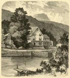 'Terrace House and Thorn Mountain', 1874.  Creator: F.J. Engling.